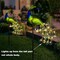 Solar Garden Lights Metal Peacock Garden Decor Waterproof Peacock Solar Stake Lights Decorative for Outdoor Patio Lawn Porch Yard Decorations Peacock Gift for Mom Grandma Women Birthday Gardening